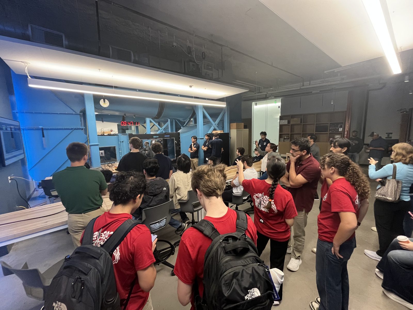 Collegiate Wind Competition event floor